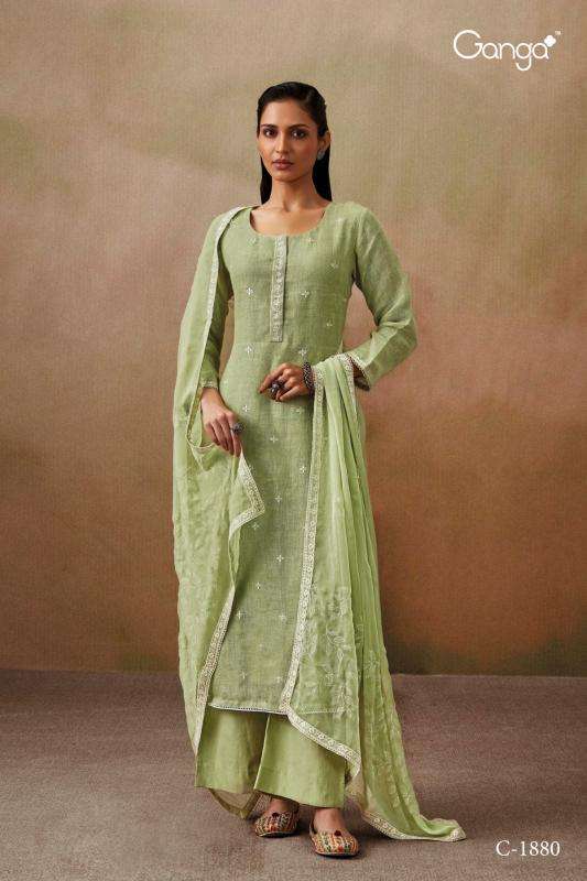 Ganga SANDHYA Cotton Wholesale dress material market in Surat