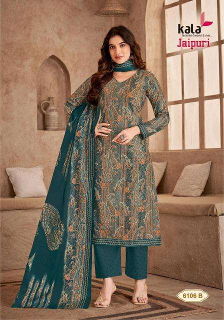 Kala Jaipuri Vol 5 Premium Cotton Cotton silk dress materials wholesale in Hyderabad