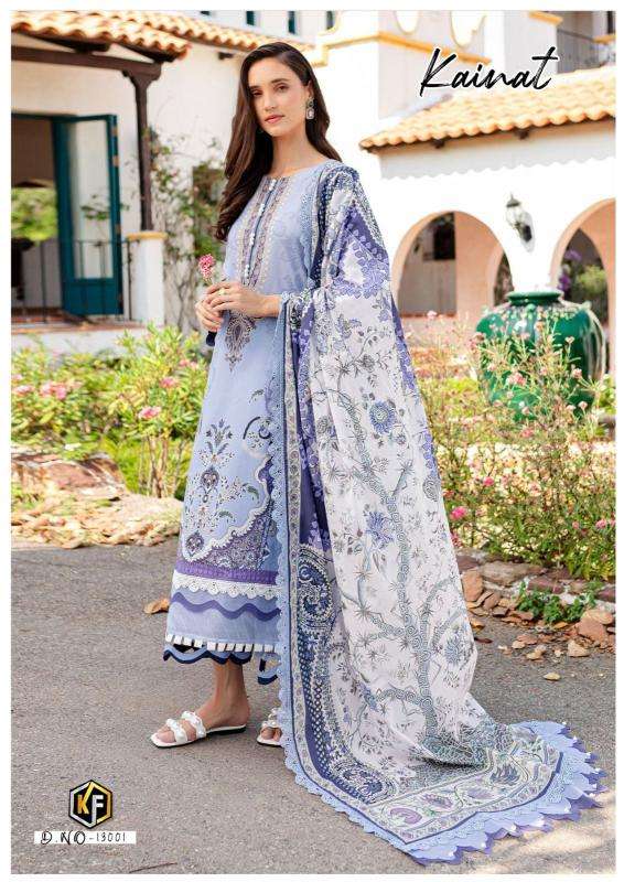Keval Kainat Vol 13 Heavy Luxury Lawn Collection Dress Material Indian clothing manufacturers for online business