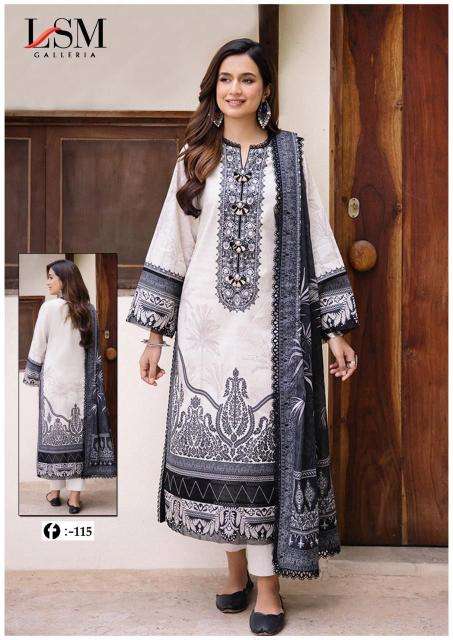 Lsm Firdous Queen Vol 11 Heavy Lawn Cotton Dress Material Bulk clothing manufacturers in India