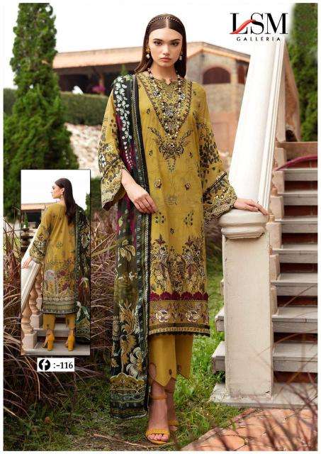 Lsm Firdous Queen Vol 11 Heavy Lawn Cotton Dress Material Bulk clothing manufacturers in India