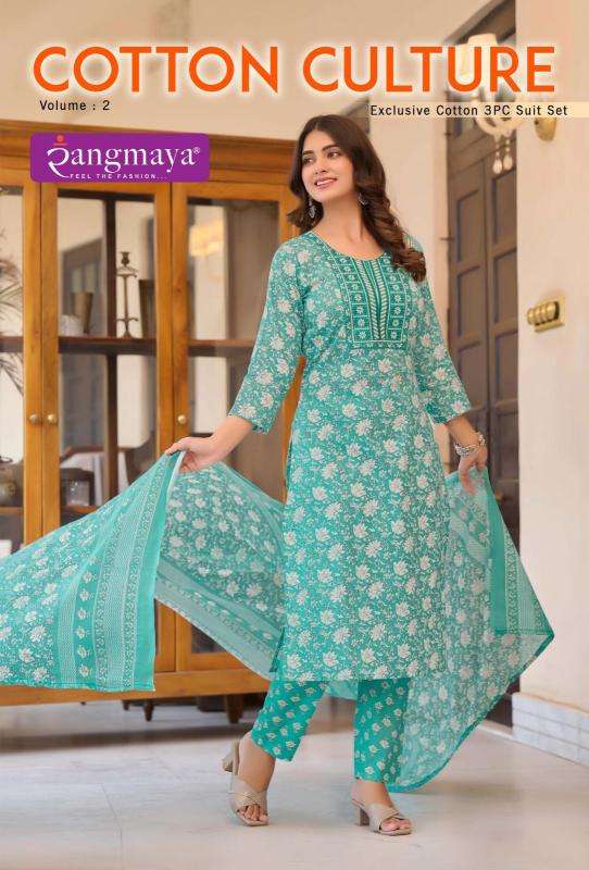 Rangmaya COTTON CULTURE Vol-2 Ladies kurtis in Bangalore