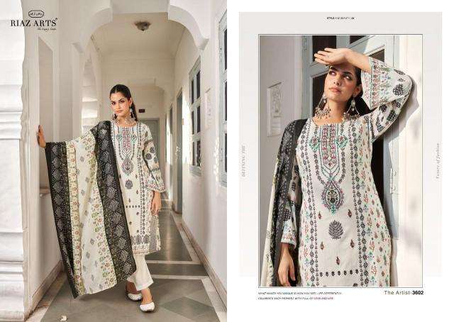 Riaz Arts The Artist Vol 2 Lawn Printed Wholesale dress material for party wear