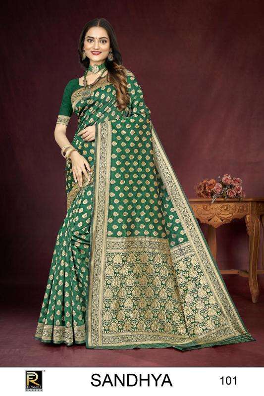Ronisha Sandhya Banarasi Silk Saree manufacturer in Delhi