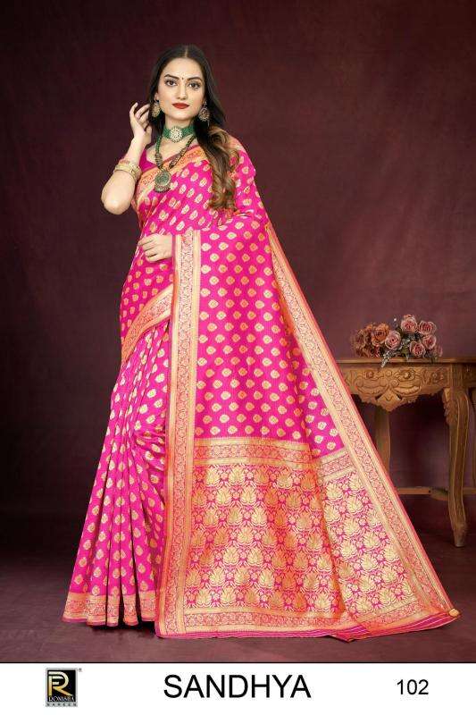 Ronisha Sandhya Banarasi Silk Saree manufacturer in Delhi