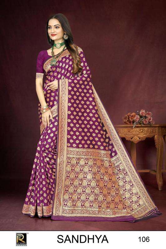 Ronisha Sandhya Banarasi Silk Saree manufacturer in Delhi