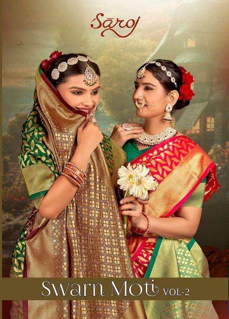 Saroj Swarn Moti Vol.2 Soft Silk Surat saree boutique