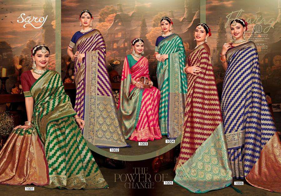 Saroj Swarn Moti Vol.4 Soft Silk Surat saree business