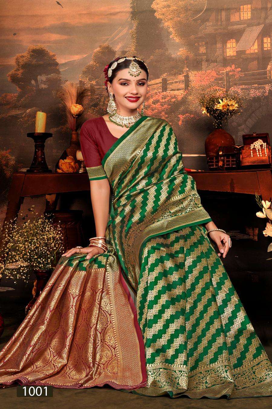 Saroj Swarn Moti Vol.4 Soft Silk Surat saree business