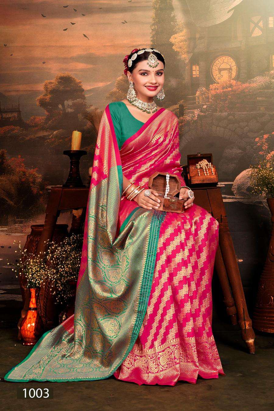 Saroj Swarn Moti Vol.4 Soft Silk Surat saree business