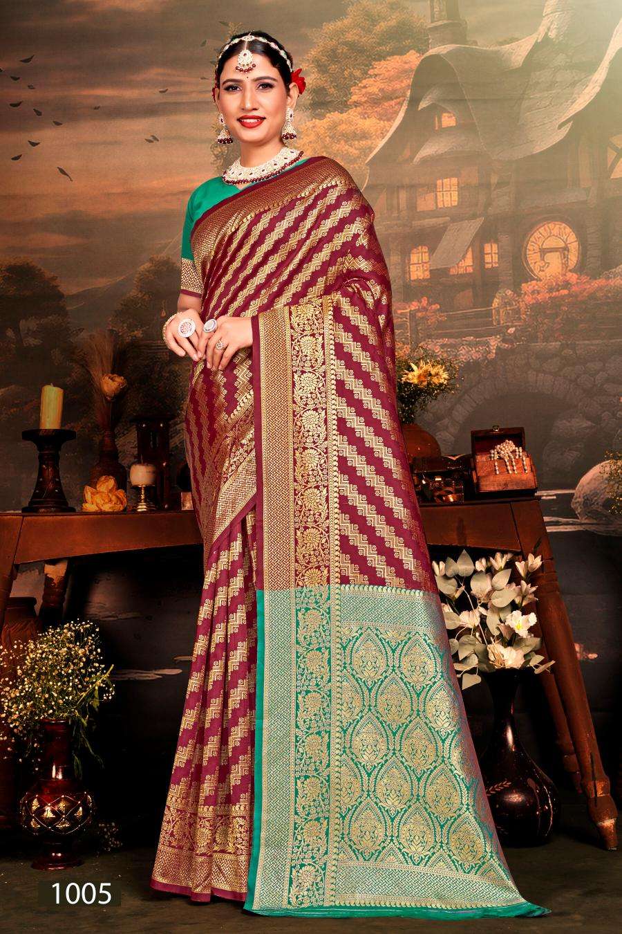 Saroj Swarn Moti Vol.4 Soft Silk Surat saree business