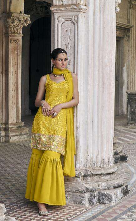 Senhora Ibtida Fux Georgette Designer Wholesale Salwar Kameez market in Mumbai