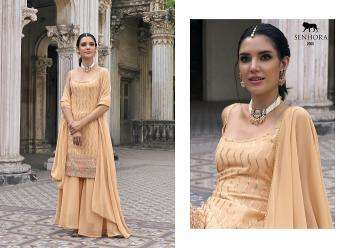Senhora Ibtida Fux Georgette Designer Wholesale Salwar Kameez market in Mumbai