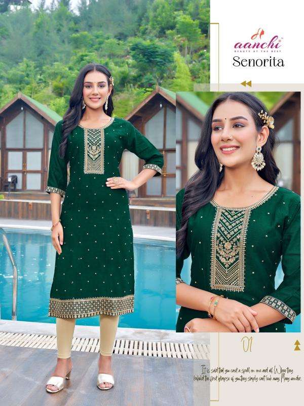 Aanchi SENORITA Wholesale Kurti suppliers in Ahmedabad