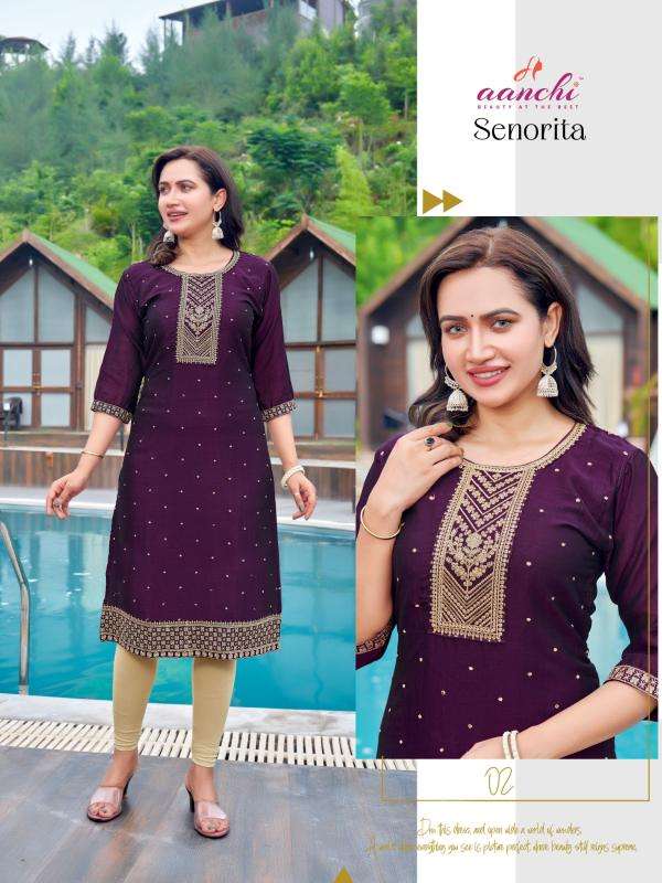 Aanchi SENORITA Wholesale Kurti suppliers in Ahmedabad