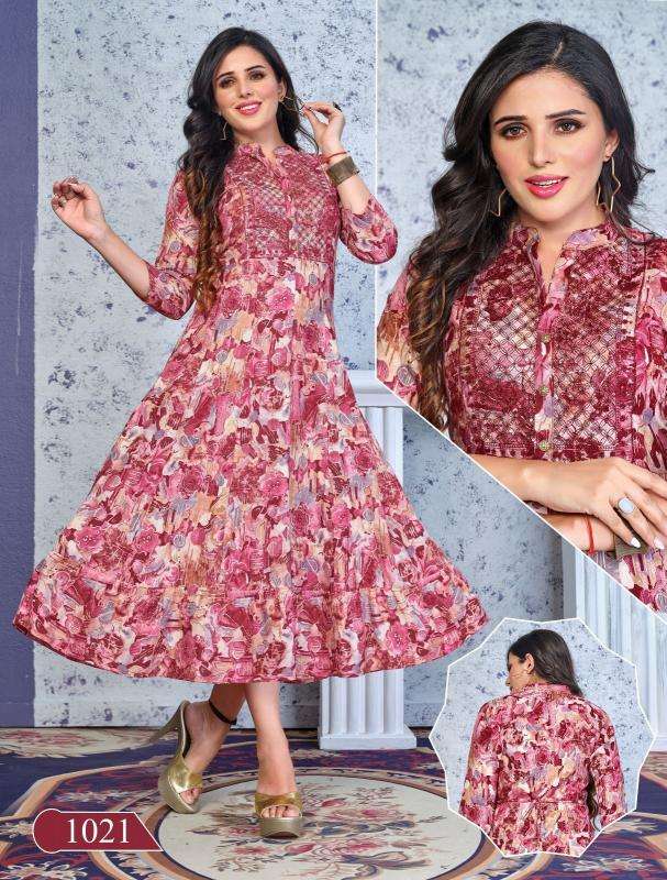 Beauty Queen Chic Rose-4 Wholesale kurtis for reselling