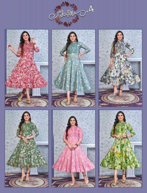 Beauty Queen Chic Rose-4 Wholesale kurtis for reselling