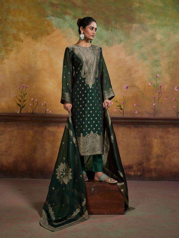 Ibiza Mayra Designer Silk Embroidered salwar kameez wholesale in Hyderabad