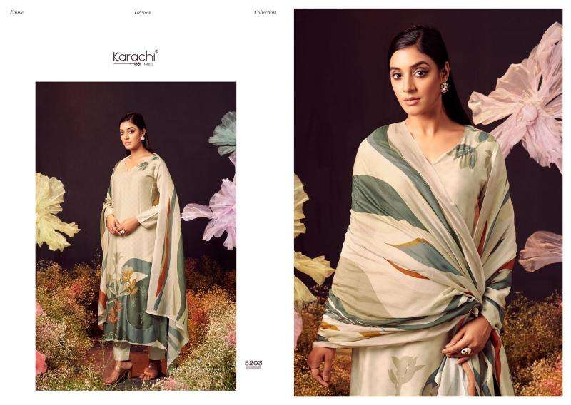 Kesar Lamhe Viscose Digital Printed Wholesale market for dress materials in Surat