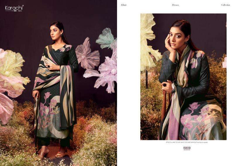 Kesar Lamhe Viscose Digital Printed Wholesale market for dress materials in Surat
