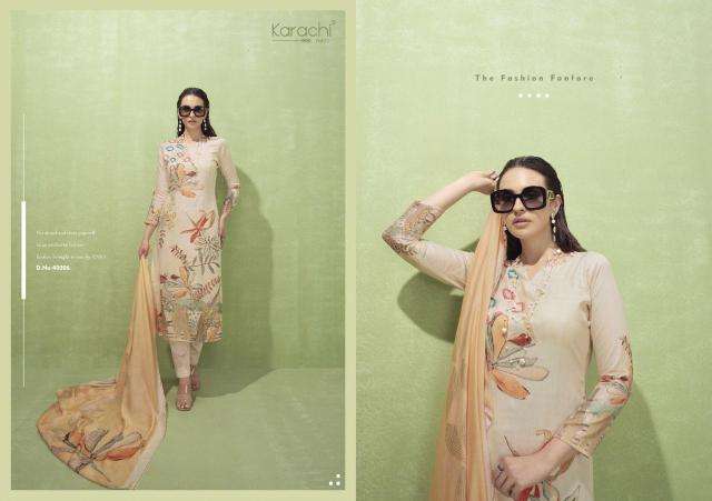 Kesar Zara Silk Digital Printed Silk dress materials in Kolkata