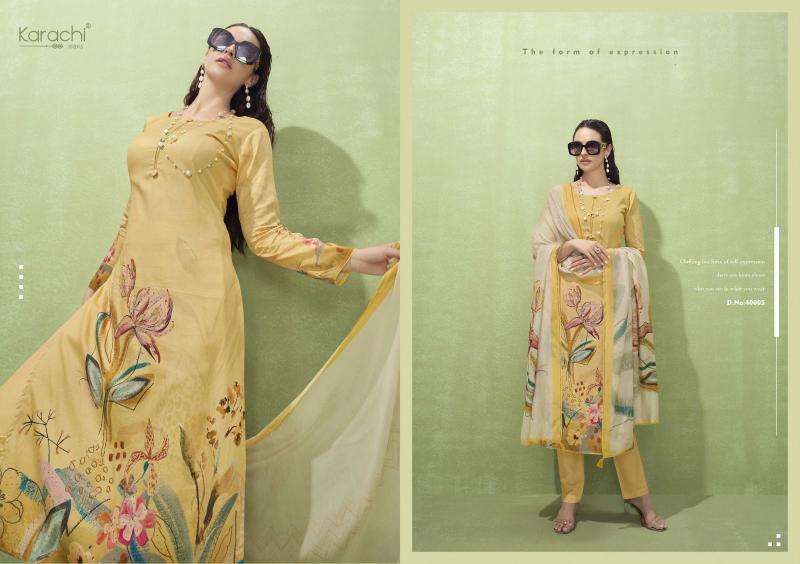 Kesar Zara Silk Digital Printed Silk dress materials in Kolkata