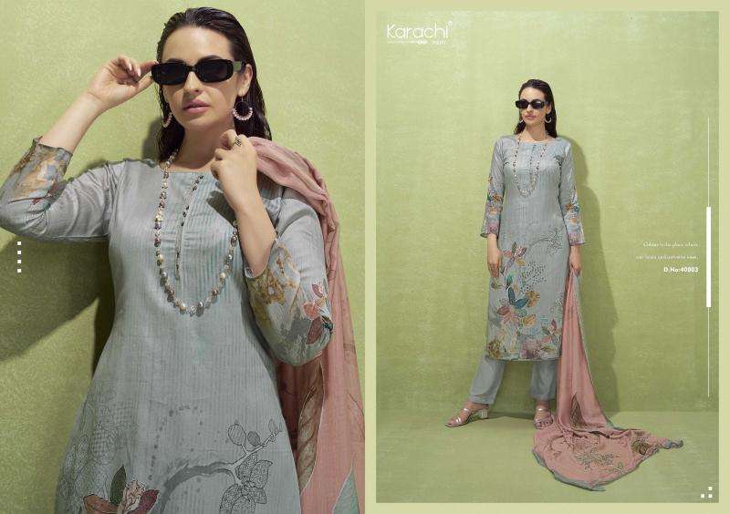 Kesar Zara Silk Digital Printed Silk dress materials in Kolkata
