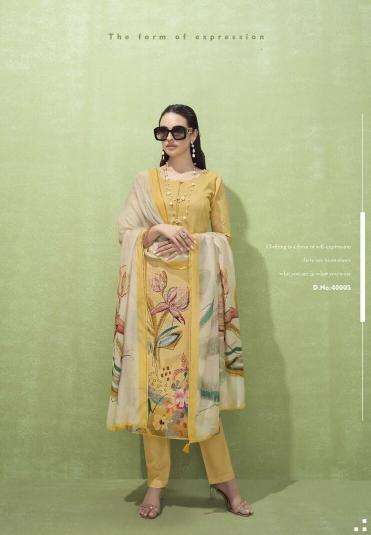 Kesar Zara Silk Digital Printed Silk dress materials in Kolkata