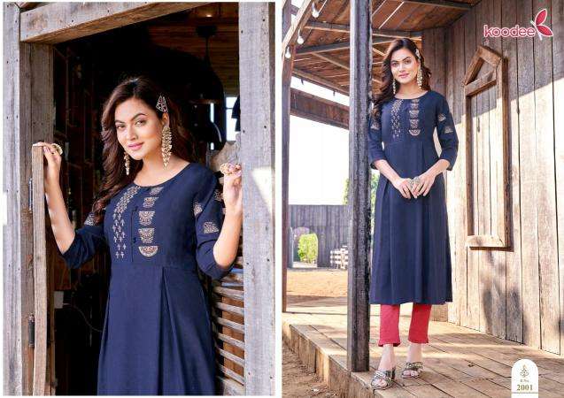 Koodee Morni Vol 2 Printed kurtis for bulk purchase