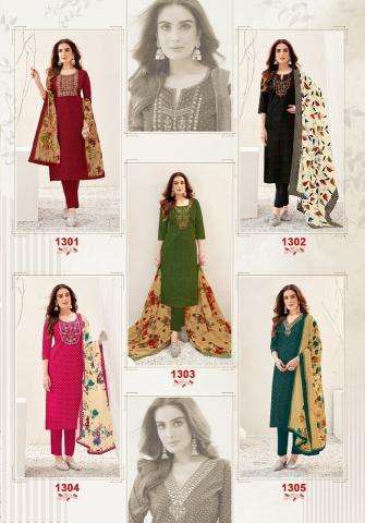 Kundan Pakeezah Vol 13 Regular Wear Cotton Printed dress materials wholesale