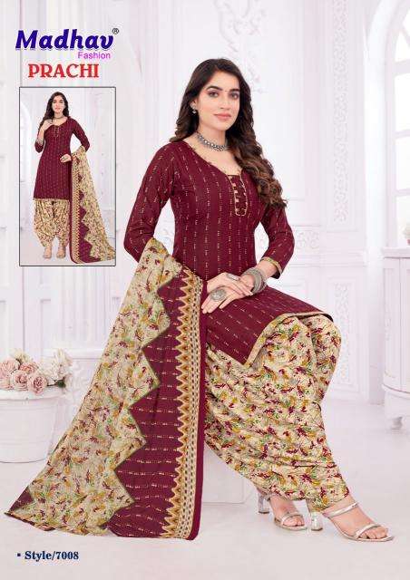Madhav Prachi Vol 7 Cotton Printed Dress material Surat wholesale market