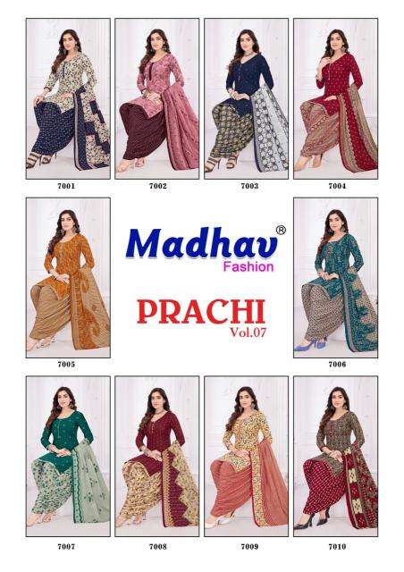 Madhav Prachi Vol 7 Cotton Printed Dress material Surat wholesale market