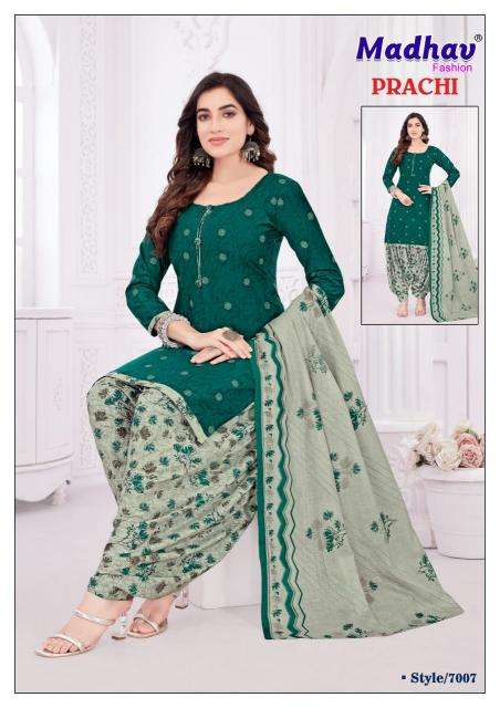 Madhav Prachi Vol 7 Cotton Printed Dress material Surat wholesale market