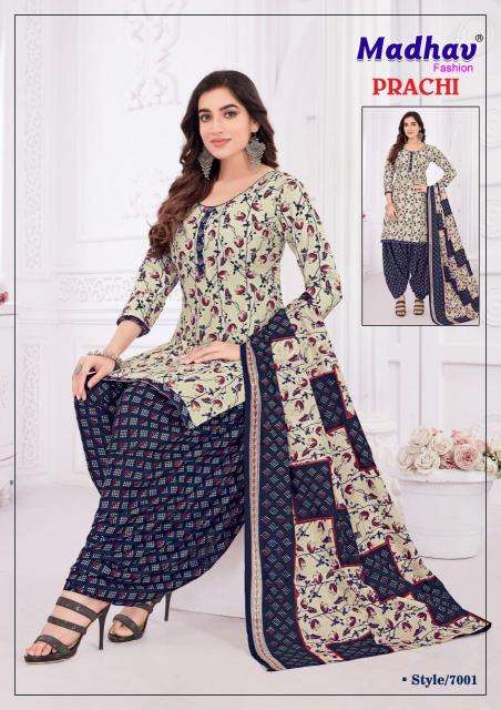 Madhav Prachi Vol 7 Cotton Printed Dress material Surat wholesale market
