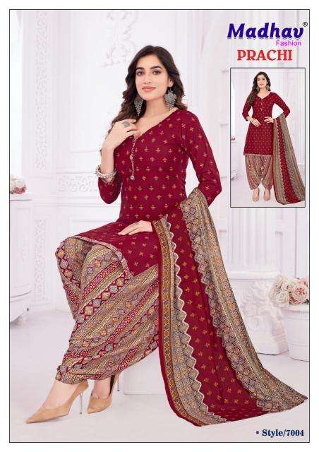 Madhav Prachi Vol 7 Cotton Printed Dress material Surat wholesale market