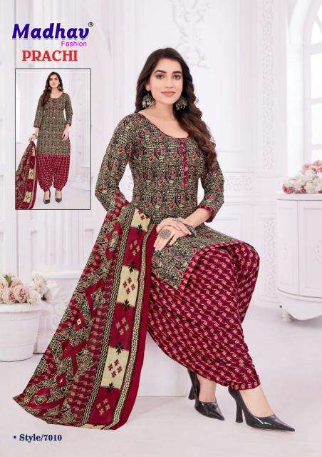 Madhav Prachi Vol 7 Cotton Printed Dress material Surat wholesale market