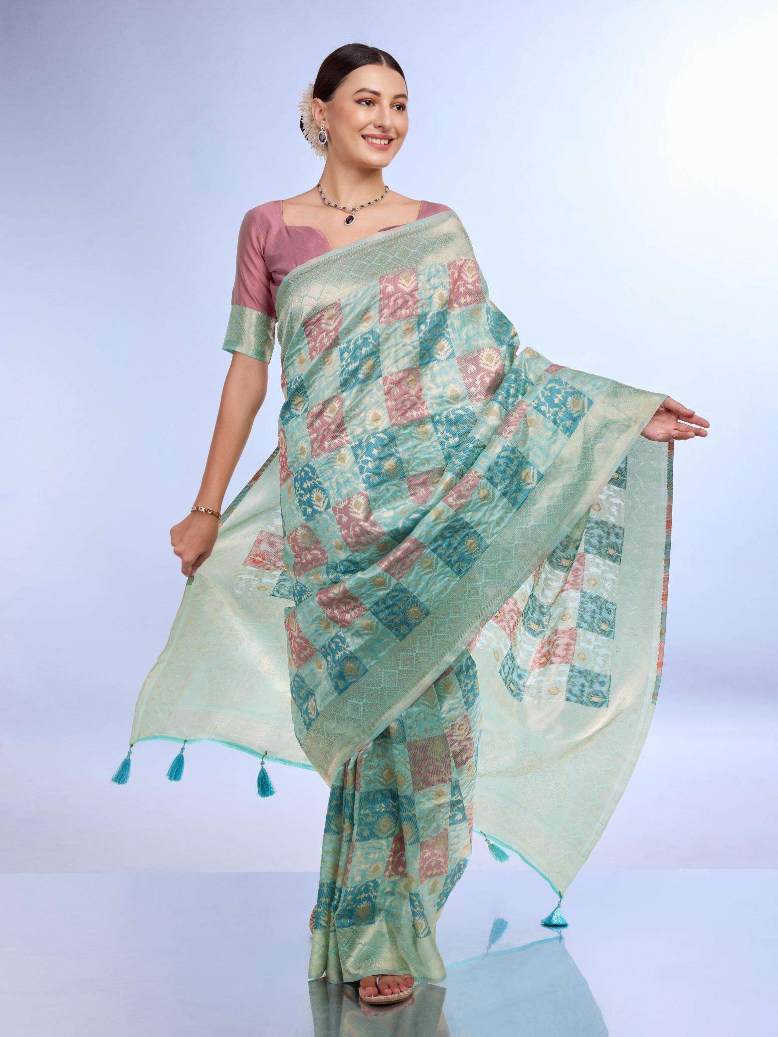 Umang Konika 318 Cotton Fancy Mumbai saree manufacturers and suppliers