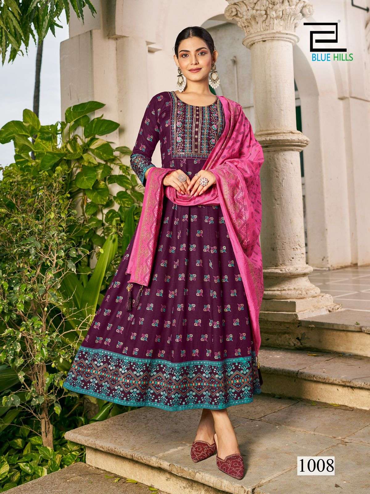 Blue Hills Senorita surat kurti wholesale