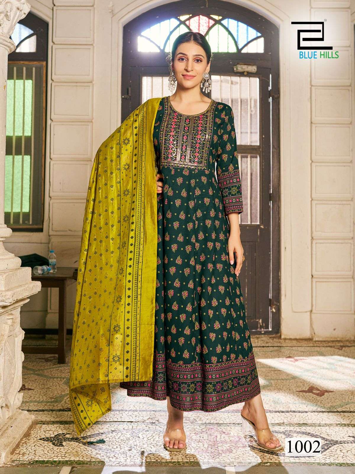 Blue Hills Senorita surat kurti wholesale