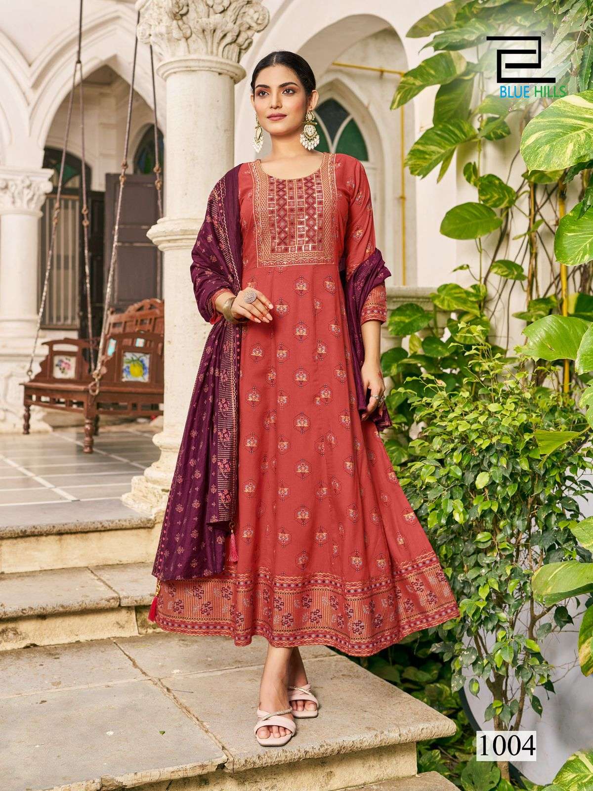 Blue Hills Senorita surat kurti wholesale