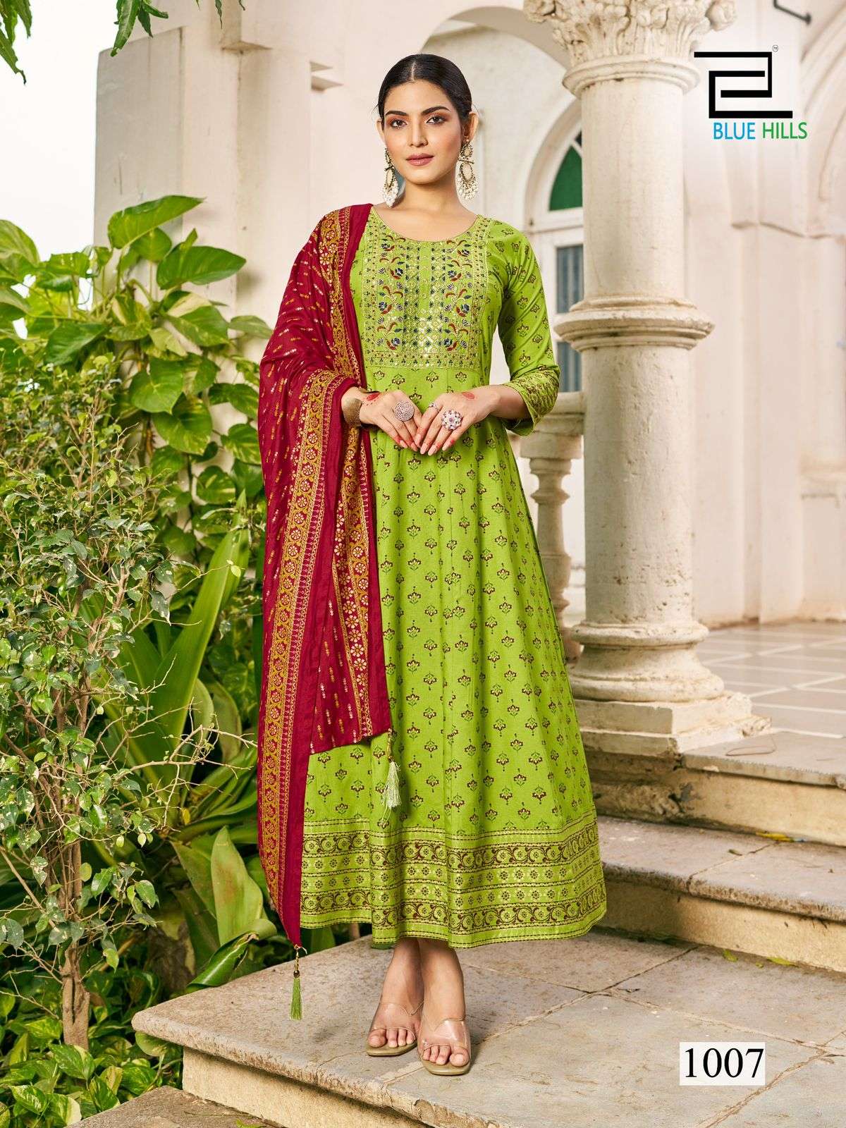 Blue Hills Senorita surat kurti wholesale
