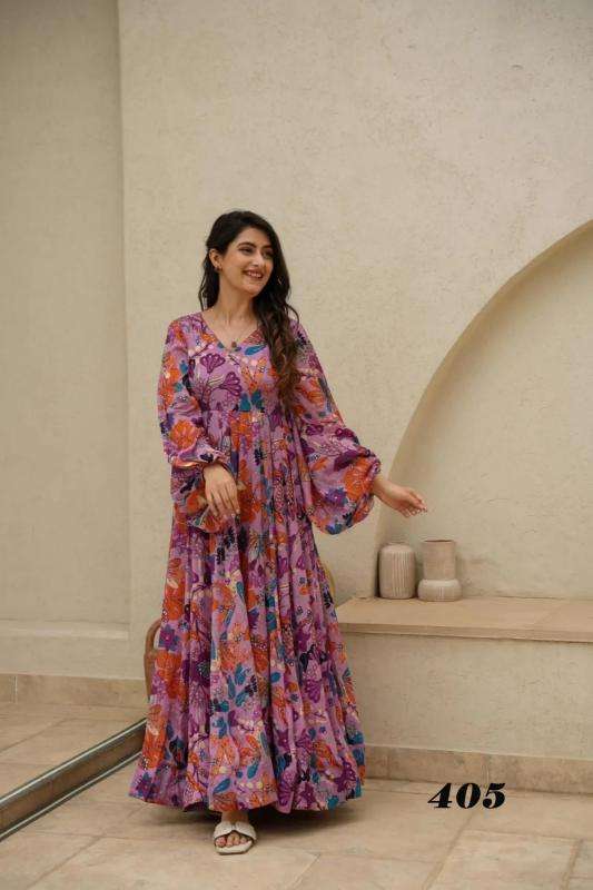 Clora vol 4 Gown Wholesale Indian clothing