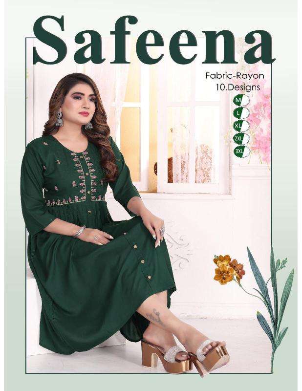 FASHION TAK SAFEENA best wholesale kurti market in surat
