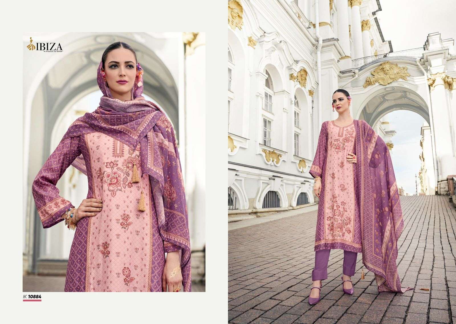 Ibiza Iznik Vol 4 Designer Pakistani suits