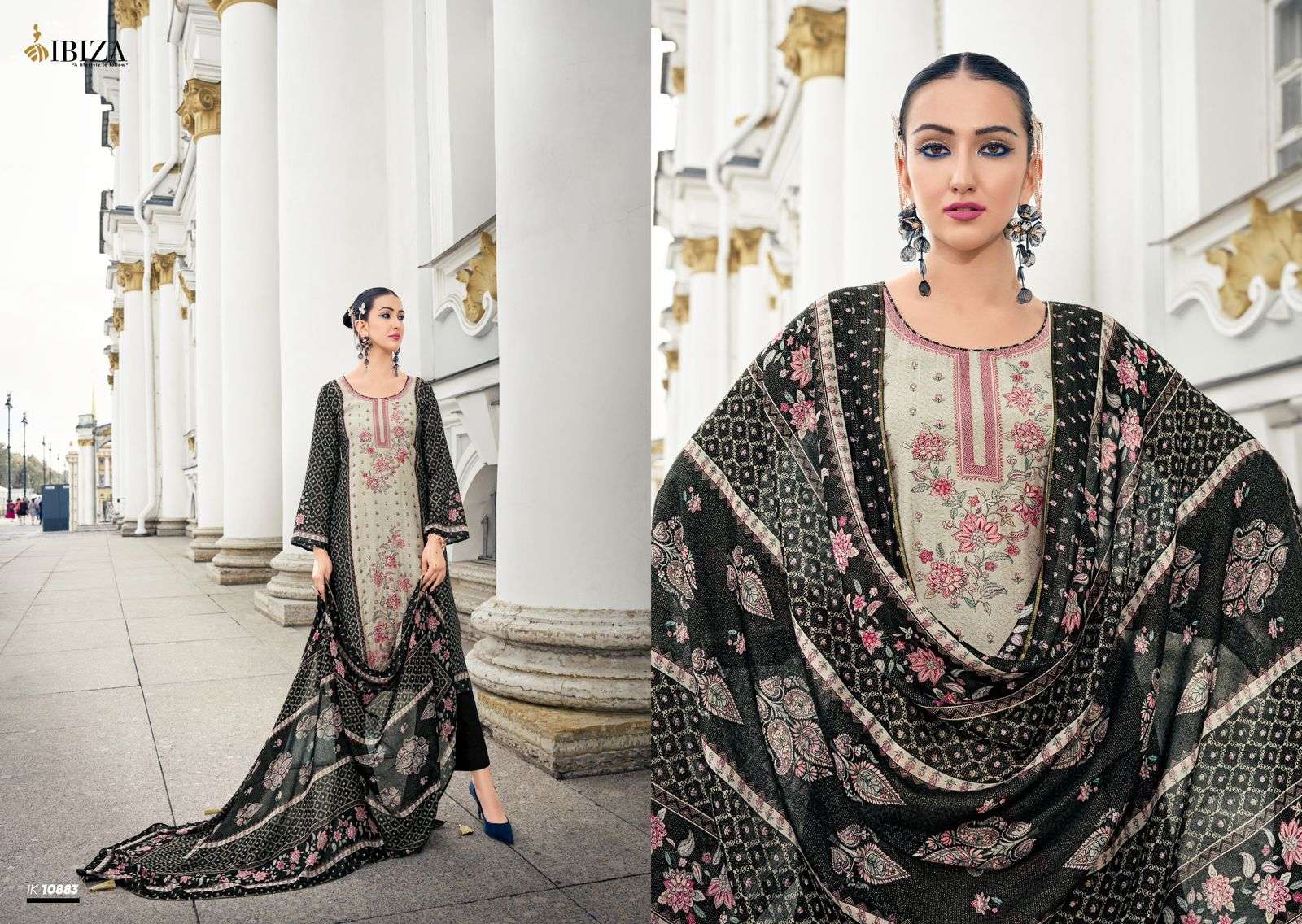 Ibiza Iznik Vol 4 Designer Pakistani suits