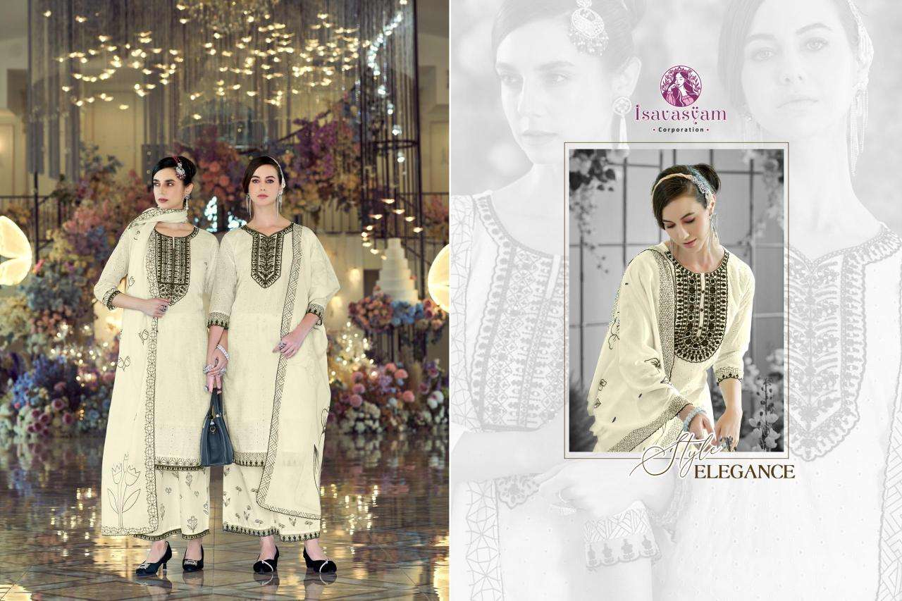 Isavasyam Cream Kashish Rayon Kurtis wholesale