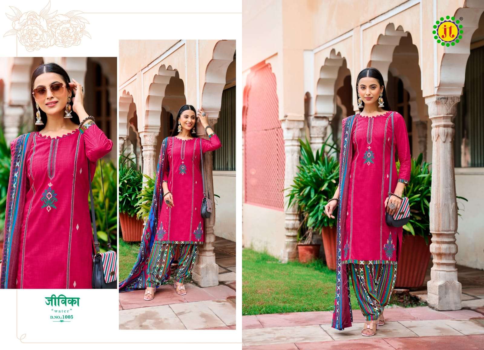 Jt Zoya dress material wholesale market in surat for ladies clothes