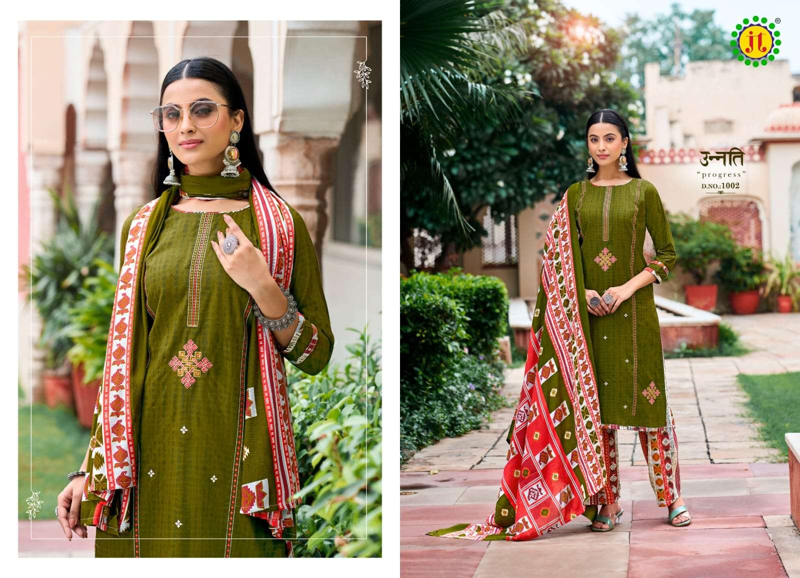 Jt Zoya dress material wholesale market in surat for ladies clothes