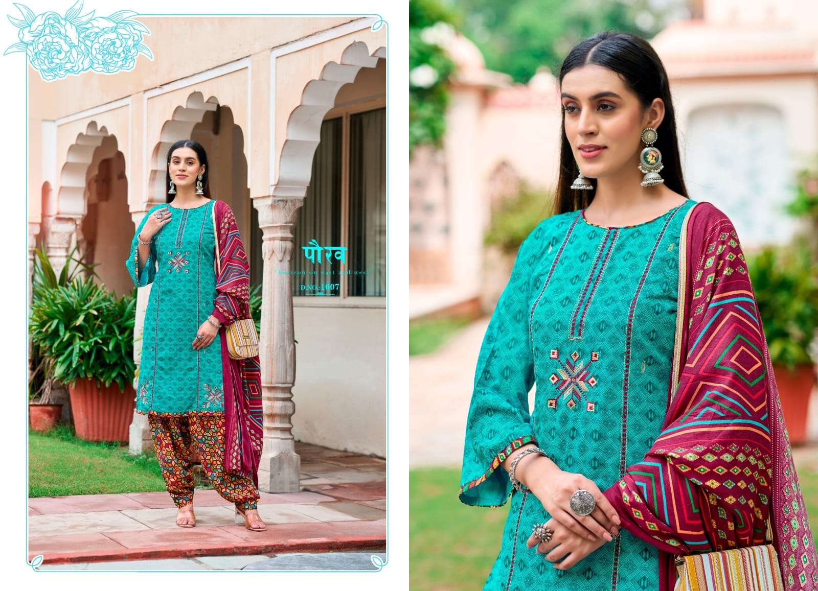 Jt Zoya dress material wholesale market in surat for ladies clothes