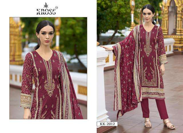Kross 2012 A And B Chiffon Dupatta Designer Salwar Kameez market